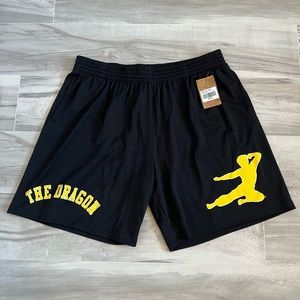 Mitchell & Ness x Bruce Lee The Dragon Basketball Shorts Nee with tags Xl-3XL